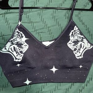 Darc Sport Black and White Graphic sports bra